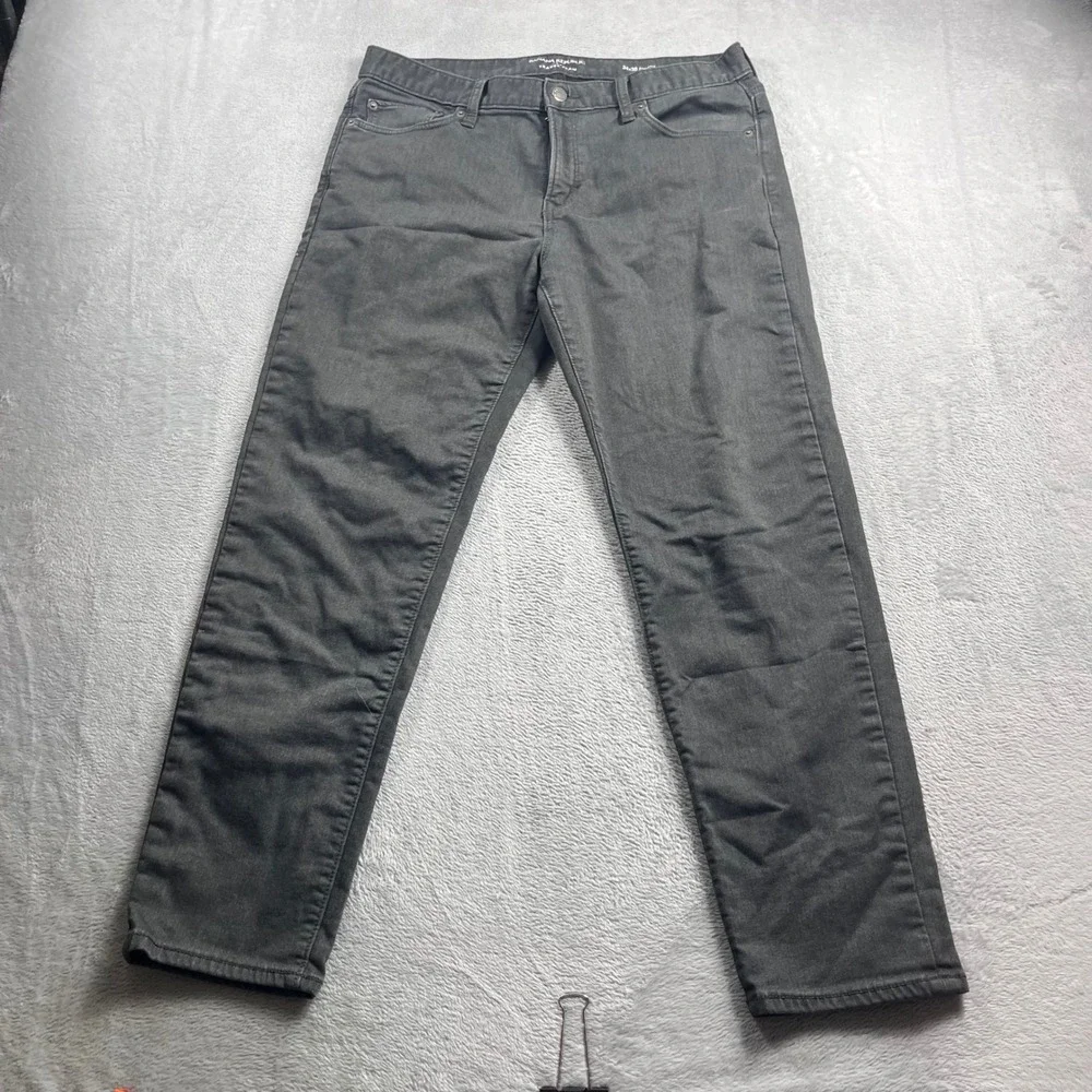 Banana Republic Travel‎ Jean Mens 34x30 Athletic Fit Charcoal Gray Pants